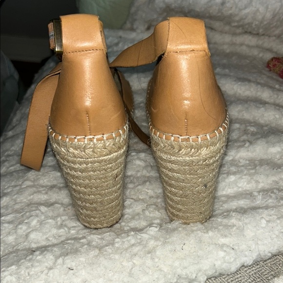 Treasure & Bond Tan Espadrille Shoes with Woven Soles - Picture 2 of 12